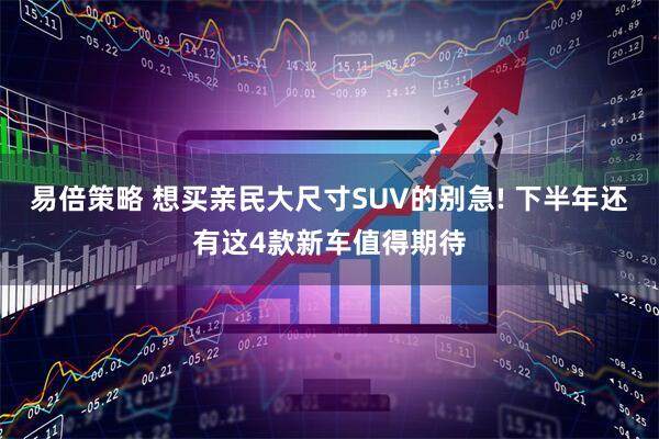 易倍策略 想买亲民大尺寸SUV的别急! 下半年还有这4款新车值得期待