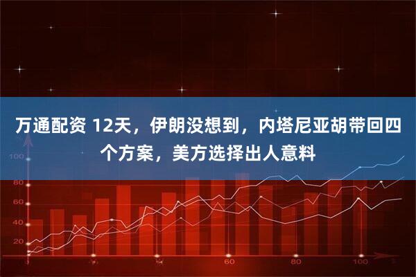 万通配资 12天，伊朗没想到，内塔尼亚胡带回四个方案，美方选择出人意料